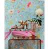 Pip Studio|Papier peint romantique fleurs et oiseaux roses|Papier Peint
