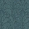 Eijffinger|Papier peint damassé bleu turquoise et vert|Damas