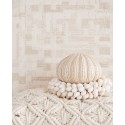 Eijffinger|Ethnic wallpaper in shiny cream white|Ethnic