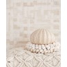Eijffinger|Ethnic wallpaper in shiny cream white|Ethnic