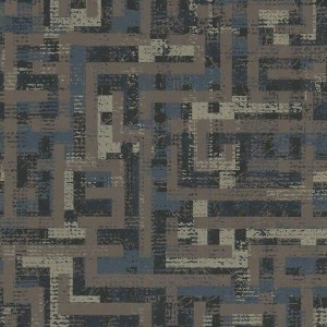 Casadeco|Papier peint effet tissu mousseline marron glacé|Brun 2