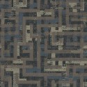 Eijffinger|Papier peint africain motifs géométriques métallisés|Ethnique