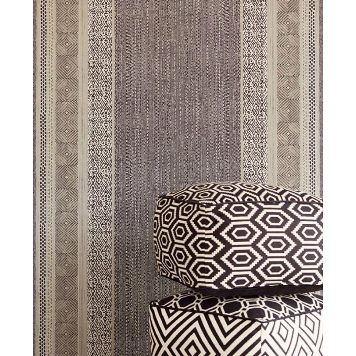 Eijffinger|African wallpaper imitating handcrafted carpet|Fabric Imitation