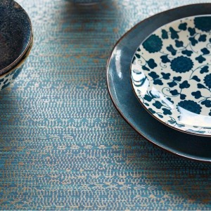 Eijffinger|Ethnic wallpaper imitating handcrafted ethnic fabrics with shine|Raffia Imitation