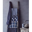 Eijffinger|Ethnic African wallpaper in blue|Raffia Imitation