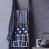 Eijffinger|Ethnic African wallpaper in blue|Raffia Imitation