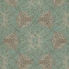 Eijffinger|Papier peint ethnique vert et or métallisé|Papier Peint
