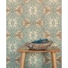 Eijffinger|Ethnic wallpaper in metallic green and gold|Wallpaper