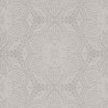 Eijffinger|Papier peint ethnique motifs en relief gris argent brillant|Damas