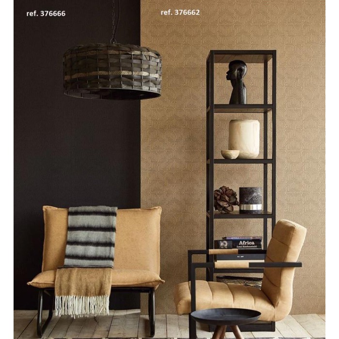 Eijffinger|Modern wallpaper in black with relief|Wallpaper