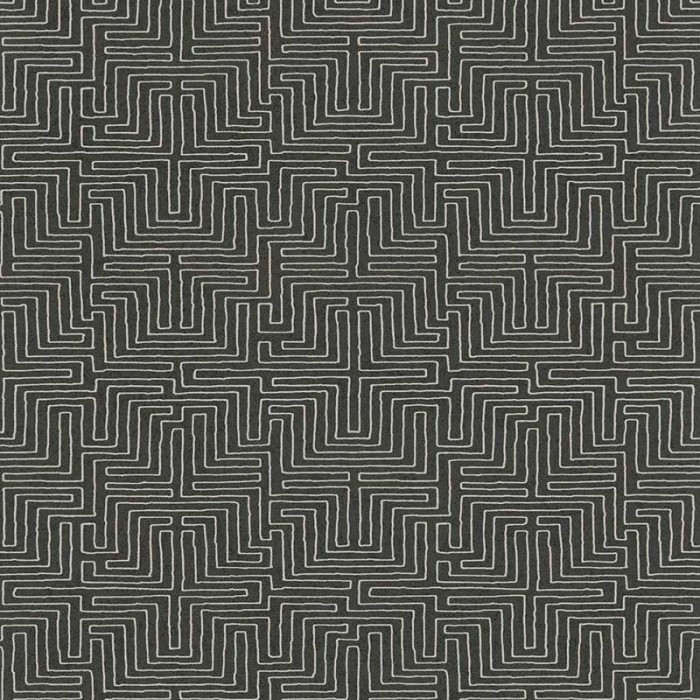 Eijffinger|Moderne ethnische Tapete schwarz|Ethnisch