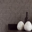 Eijffinger|Modern ethnic wallpaper in black|Ethnic