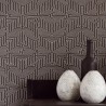 Eijffinger|Modern ethnic wallpaper in black|Ethnic
