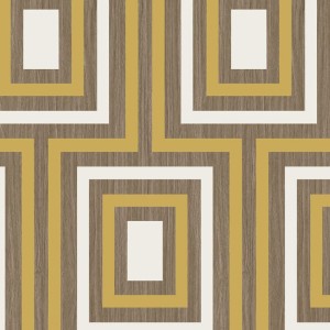 As Creation|Papier Peint géométrique style rétro beige|Rétro