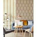 Eijffinger|Papel pintado geométrico nórdico retro|Retro