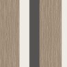 Papel pintado efecto madera rayas negras blancas - Eijffinger Stripes+ 377033
