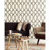 Eijffinger|Papel pintado retro blanco negro contemporáneo|Papel Pintado