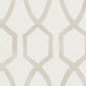 Eijffinger|Papier peint géométrique rétro blanc et beige|Papier Peint