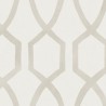 Eijffinger|Papel pintado geométrico retro blanco beige|Papel Pintado