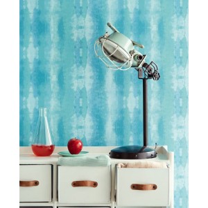Eijffinger|Original watercolor blue striped wallpaper|Wallpaper 2