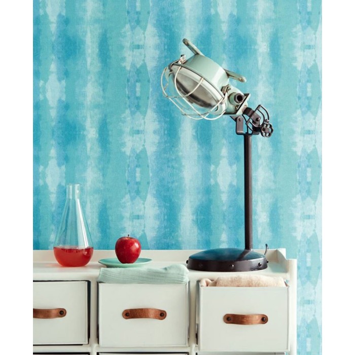 Eijffinger|Papier peint rayures aquarelle vertes dégradées|Abstrait