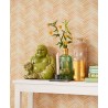 Eijffinger|Zigzag striped wallpaper in orange and brown|Wallpaper