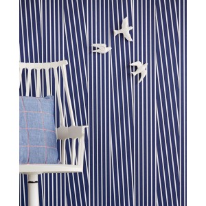 Cristiana Masi|Tapete feine blaue Streifen|Streifen 2