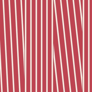 Caselio|Scandinavian-style green striped wallpaper with gold border|Stripes