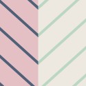 Eijffinger|Papier peint rayures multicolores obliques|Rayures