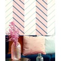 Eijffinger|Papier peint rayures multicolores obliques|Rayures
