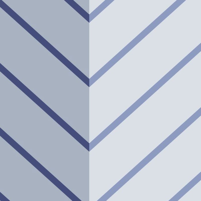 Eijffinger|Papier peint rayures zigzag bleues|Rayures