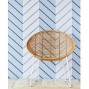 Eijffinger|Papier peint rayures zigzag bleues|Rayures