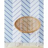 Eijffinger|Papier peint rayures zigzag bleues|Rayures