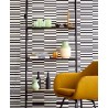 Eijffinger|Papier peint moderne rayures horizontales noir et blanc|Moderne