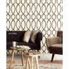 Eijffinger|Retro wallpaper in beige and gold|Wallpaper