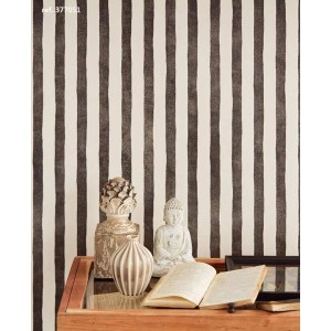 Marburg|Papier peint haut de gamme rayures plissées métalliques vert|Rayures 2