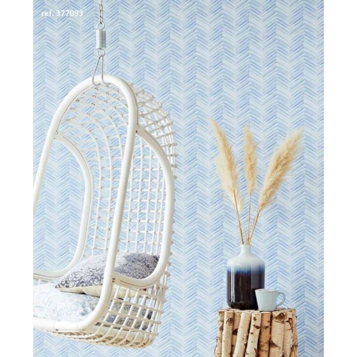 Eijffinger|Tapete Streifen Zickzack beige Aquarell|Tapeten