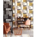 Eijffinger|Papel pintado rayas diseño original|Étnico