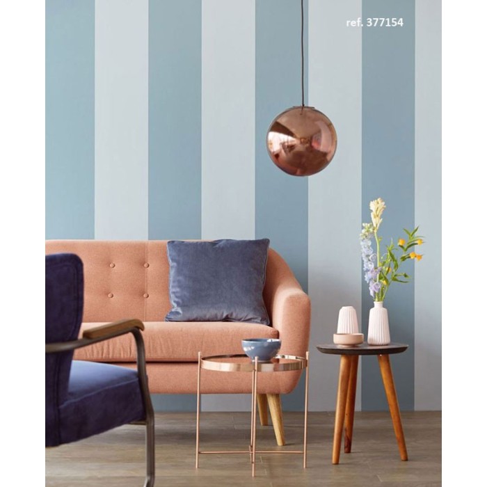 Eijffinger|Papel pintado rayas anchas beige topo|Rayas