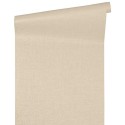 Versace|Papier peint uni beige effet textile brillant|Papier Peint