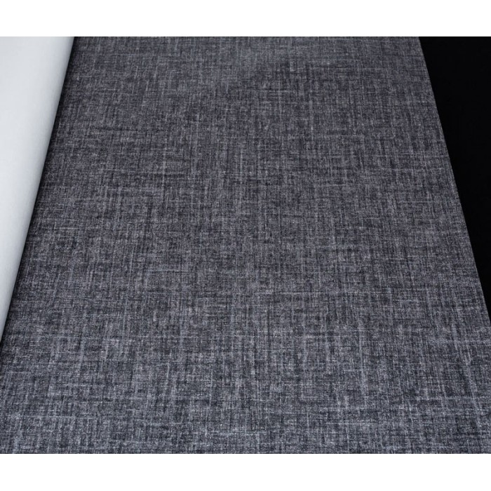 Versace|Papier peint noir brillant effet textile|Papier Peint