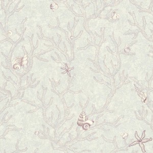 Casadeco|White and blue nautical striped wallpaper|Sailor & Nautical