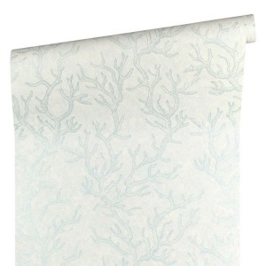 Versace|Papier peint coraux marins blanc et beige|Papier Peint 2