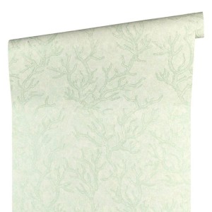 Versace|Papier peint coraux marins blanc et beige|Papier Peint 2