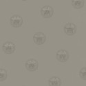 Versace|Versace Tapete silber minimalistisch mit Logo|Minimalistisch