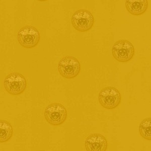 Casamance|Ginkgo Blätter Tapete blau-gold|Hochwertige