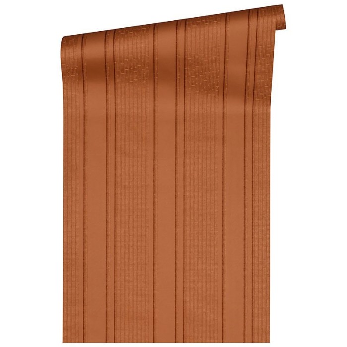 Versace|Papier peint rayures cuivre métallisées|Rayures