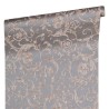 Versace|Papier peint damas ornemental gris et argent|Damas