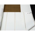 Versace|Papier peint rayures blanches sérigraphiées|Rayures