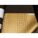 Versace|Wallpaper Greek key golden stripes|Stripes